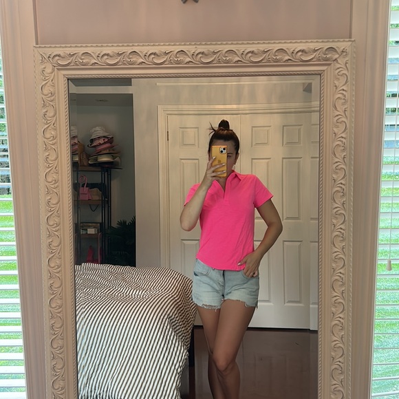 vineyard vines pink polo short sleeve - Picture 7 of 8